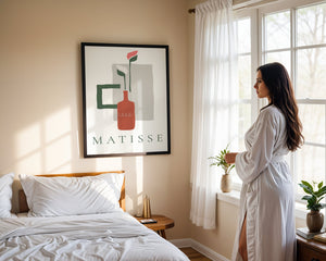 Coral Stem Vase Matisse Plakat - 21 x 29.7 cm - Nellastore