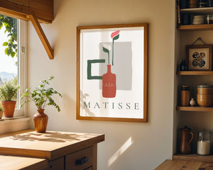 Coral Stem Vase Matisse Plakat - 21 x 29.7 cm - Nellastore