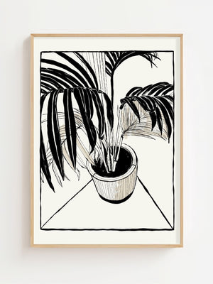 Corner Palm Plakat - 21 x 29.7 cm - Nellastore