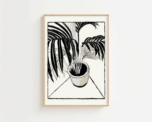Corner Palm Plakat - 21 x 29.7 cm - Nellastore