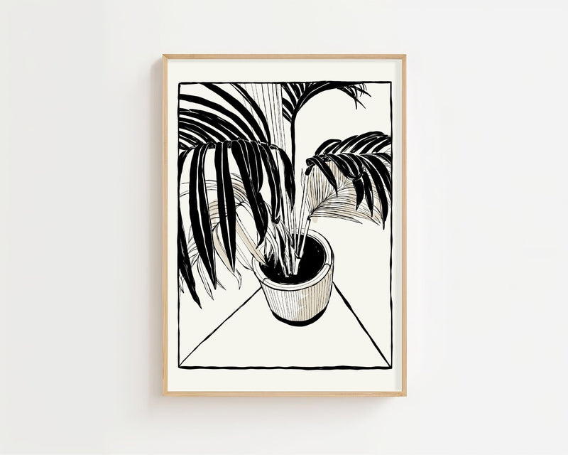 Corner Palm Plakat - 21 x 29.7 cm - Nellastore