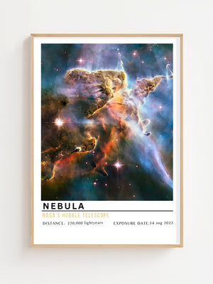 Cosmic Nebula Plakat - 21 x 29.7 cm (A4) - Nellastore