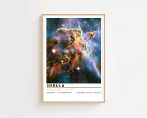 Cosmic Nebula Plakat - 21 x 29.7 cm (A4) - Nellastore