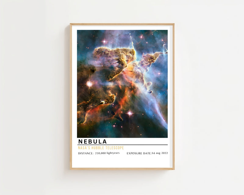 Cosmic Nebula Plakat - 21 x 29.7 cm (A4) - Nellastore