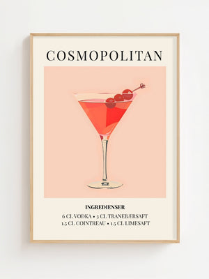 Cosmopolitan Plakat - 21 x 29.7 cm (A4) - Nellastore