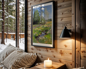 Country Path Plakat - 21 x 29.7 cm (A4) - Nellastore