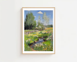 Country Path Plakat - 21 x 29.7 cm (A4) - Nellastore