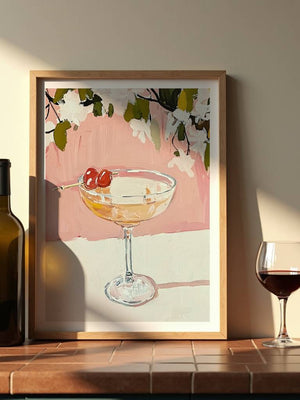 Coupe With Cherries Plakat - 21 x 29.7 cm (A4) - Nellastore