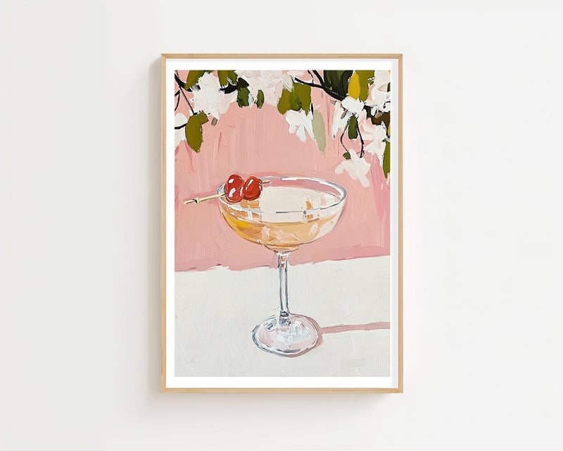 Coupe With Cherries Plakat - 21 x 29.7 cm (A4) - Nellastore