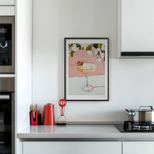 Coupe With Cherries Plakat - 21 x 29.7 cm (A4) - Nellastore
