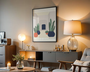Courtyard Cactus Plakat - 21 x 29.7 cm - Nellastore