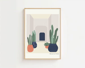 Courtyard Cactus Plakat - 21 x 29.7 cm - Nellastore