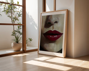 Crimson Lips Plakat - 21 x 29.7 cm (A4) - Nellastore