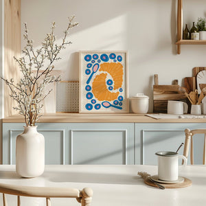 Croissant Morning Plakat - 21 x 29.7 cm - Nellastore