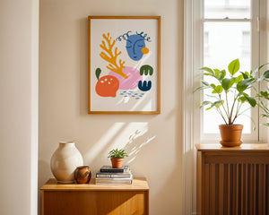 Curly Face Matisse Plakat - 21 x 29.7 cm - Nellastore