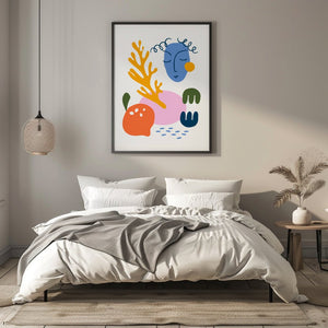 Curly Face Matisse Plakat - 21 x 29.7 cm - Nellastore