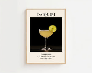 Daiquiri Plakat - 21 x 29.7 cm (A4) - Nellastore
