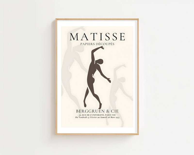 Dancing Figure Plakat - 21 x 29.7 cm (A4) - Nellastore