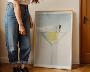 Dancing On A Martini Plakat - 21 x 29.7 cm (A4) - Nellastore