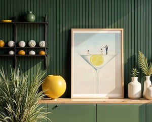 Dancing On A Martini Plakat - 21 x 29.7 cm (A4) - Nellastore