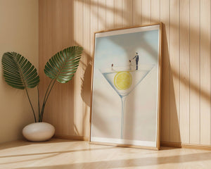 Dancing On A Martini Plakat - 21 x 29.7 cm (A4) - Nellastore