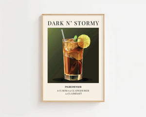 Dark N' Stormy Plakat - 21 x 29.7 cm (A4) - Nellastore