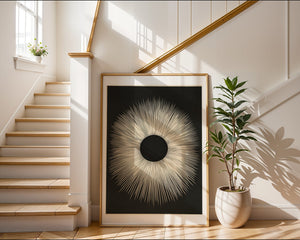 Dark Solar Burst Plakat - 21 x 29.7 cm (A4) - Nellastore