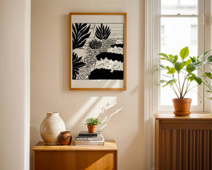 Desert Garden Contrast Plakat - 21 x 29.7 cm - Nellastore