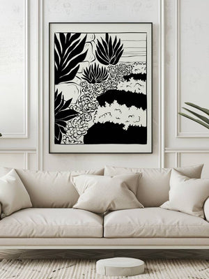 Desert Garden Contrast Plakat - 21 x 29.7 cm - Nellastore