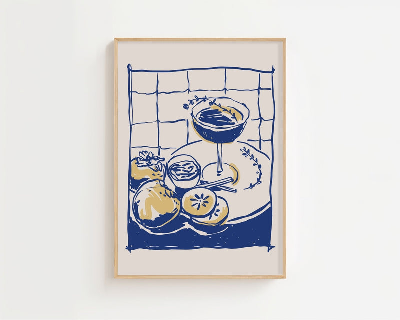 Dim Sum Evening Plakat - 21 x 29.7 cm - Nellastore
