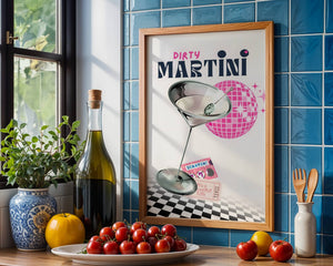 Dirty Martini Disco Plakat - 21 x 29.7 cm (A4) - Nellastore
