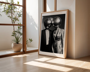 Disco Couple Plakat - 21 x 29.7 cm (A4) - Nellastore