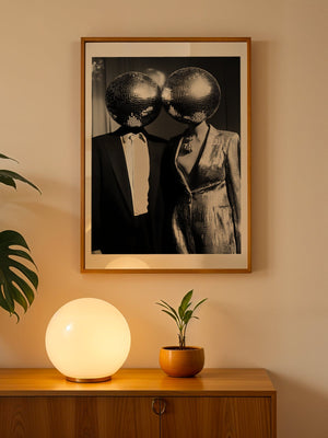 Disco Couple Plakat - 21 x 29.7 cm (A4) - Nellastore