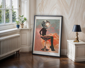 Disco Queen Plakat - 21 x 29.7 cm (A4) - Nellastore