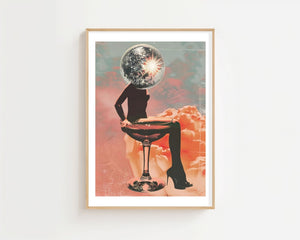 Disco Queen Plakat - 21 x 29.7 cm (A4) - Nellastore