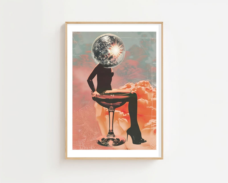 Disco Queen Plakat - 21 x 29.7 cm (A4) - Nellastore