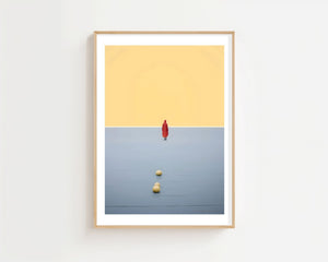 Distant Figure Plakat - 21 x 29.7 cm (A4) - Nellastore