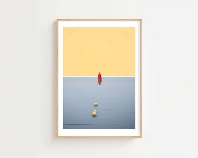 Distant Figure Plakat - 21 x 29.7 cm (A4) - Nellastore