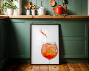 Diving Into Spritz Plakat - 21 x 29.7 cm (A4) - Nellastore