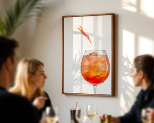 Diving Into Spritz Plakat - 21 x 29.7 cm (A4) - Nellastore
