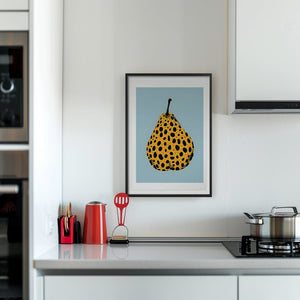 Dotted Pear Plakat - 21 x 29.7 cm (A4) - Nellastore