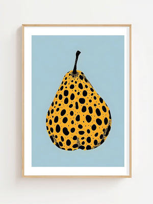 Dotted Pear Plakat - 21 x 29.7 cm (A4) - Nellastore