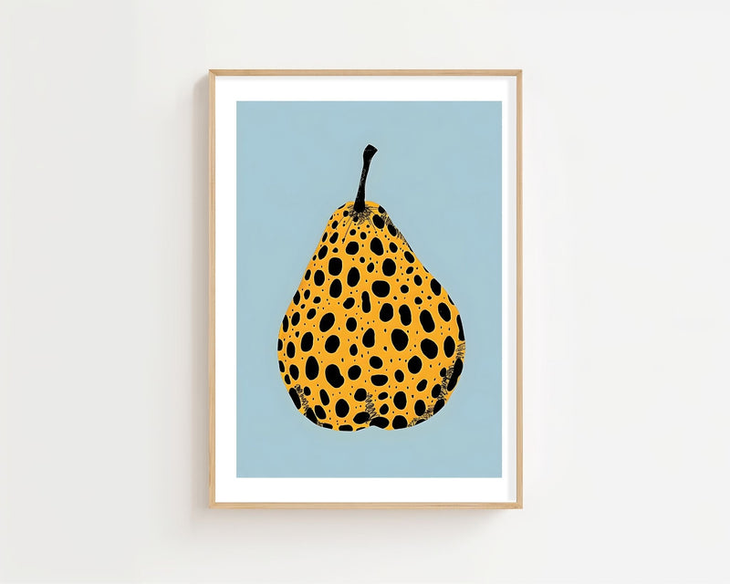 Dotted Pear Plakat - 21 x 29.7 cm (A4) - Nellastore