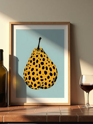 Dotted Pear Plakat - 21 x 29.7 cm (A4) - Nellastore