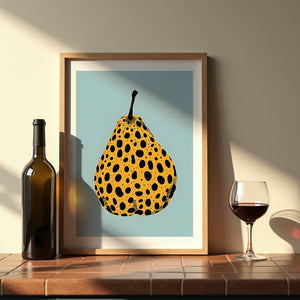 Dotted Pear Plakat - 21 x 29.7 cm (A4) - Nellastore
