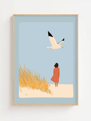 Dunes & Freedom Plakat - 21 x 29.7 cm - Nellastore