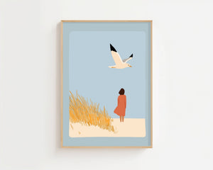 Dunes & Freedom Plakat - 21 x 29.7 cm - Nellastore