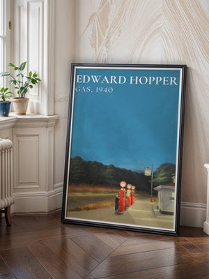 Edward Hopper - Gas Plakat - 21 x 29.7 cm (A4) - Nellastore