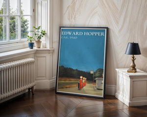 Edward Hopper - Gas Plakat - 21 x 29.7 cm (A4) - Nellastore