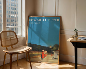 Edward Hopper - Gas Plakat - 21 x 29.7 cm (A4) - Nellastore
